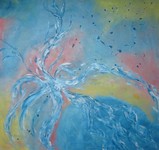 Abstrakt, Acryl, Kunst, gespachtelt, Atelier Silvia Bartsch